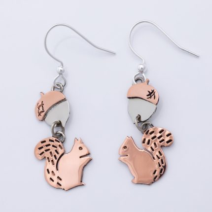 Autumn Wildlife Dangle Earrings