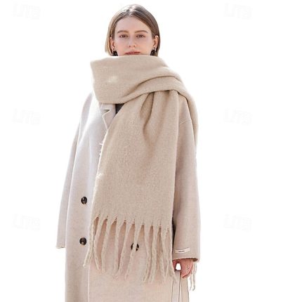 Cashmere Feel Scarf Long Pashmina Shawls and Wraps for Women Large Blanket Scarves Solid
#12559199