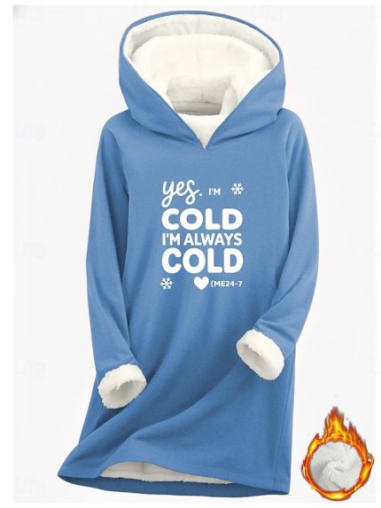 Women's Pullover Hoodie Graphic Letter Warm Casual Fuzzy Long Sleeve Hooded Long Tops Street Casual Light Pink Black Dark Pink Blue Spring Fall Winter
        #10543364